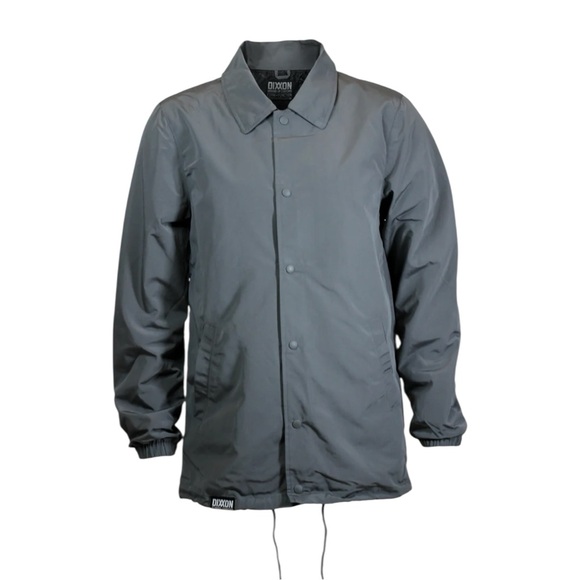 🌻NEW w/tags DIXXON Blank Coaches Jacket – Grey, Men’s Size Small - Picture 1 of 8